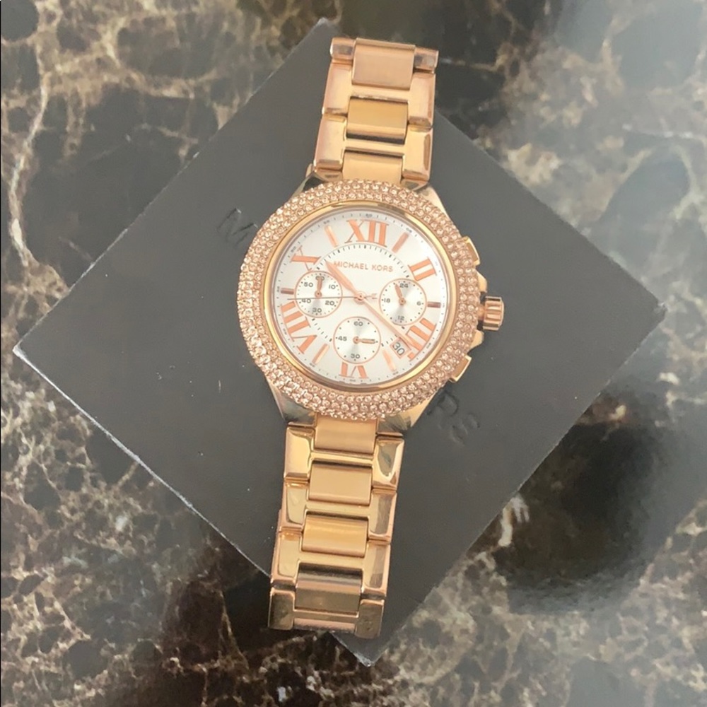 Authentic Rose Gold Michael Kors Watch